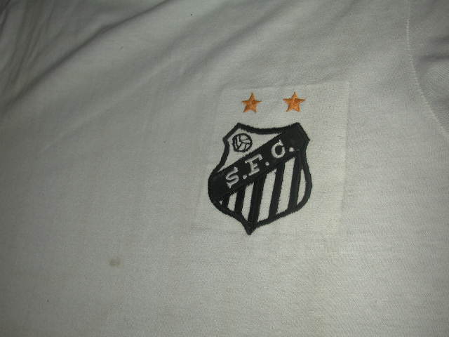 CAMISETA USADA POR PELÉ EN EL SANTOS DE BRASIL