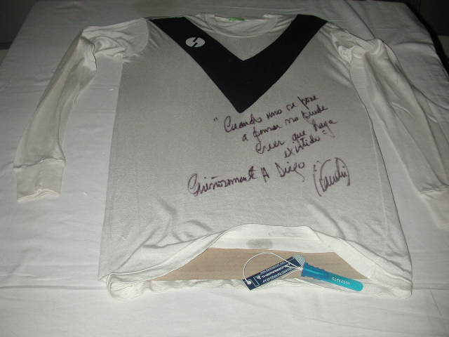 CAMISETA CARLOS BIANCHI VELEZ 1981, IDENTIFICADA Y REGISTRADA