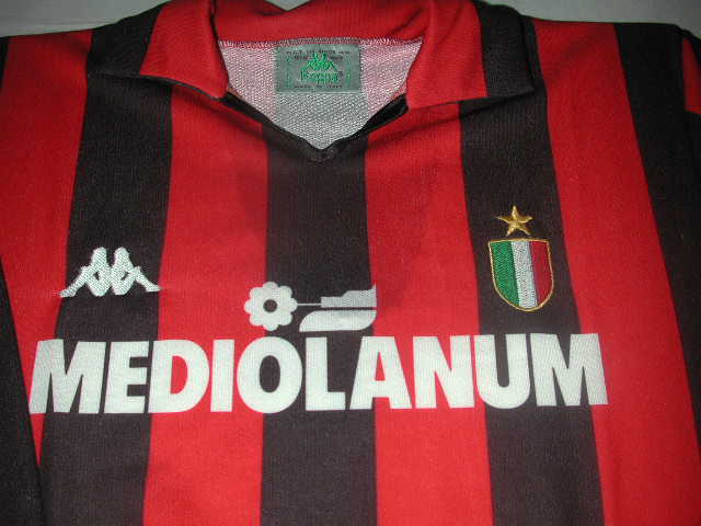 CAMISETA DEL MILAN RUUD GULLIT 1988