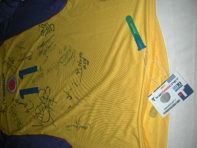CAMISETA SELECCIÓN COLOMBIA FIRMADA E IDENTIFICADA - Image 5